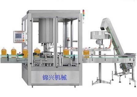Macchina di copertura multi-testa automatica Macchina di copertura per bottiglie detergenti