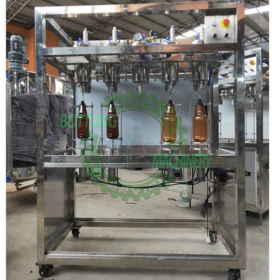 Linea gassosa del materiale da otturazione della bevanda dell'ANIMALE DOMESTICO automatico dei semi capi 1000BPH 4/bottiglia di vetro